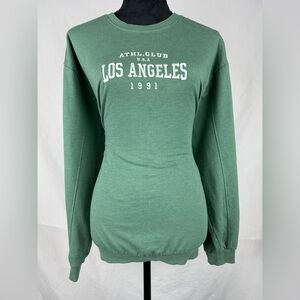 Full Tilt Oversized Green Sweatshirt